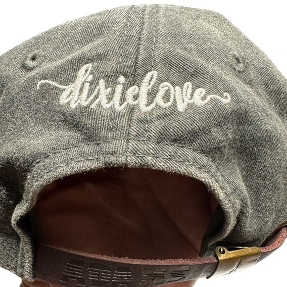 Adams Fashion Headwear Dark Gray NOPE Print Hat Adjustable Baseball Cap - Picture 6 of 6